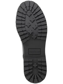 Leder-Boots in Schwarz><noscript><img width=
