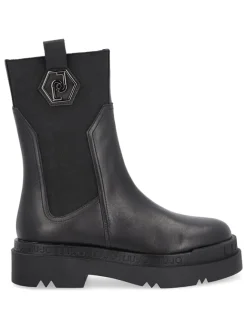 Leder-Boots in Schwarz>Liu Jo Discount