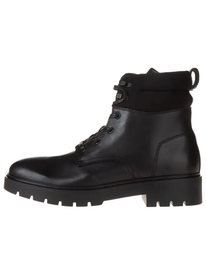 Calvin Klein Stiefel & Boots^Leder-Boots in Schwarz