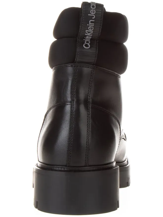 Calvin Klein Stiefel & Boots^Leder-Boots in Schwarz