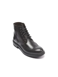 Frank Daniel Stiefel & Boots^Leder-Boots in Schwarz