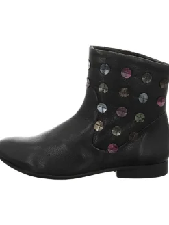 Leder-Boots in Schwarz>Think! Outlet