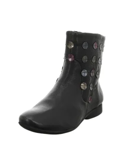 Leder-Boots in Schwarz>Think! Outlet
