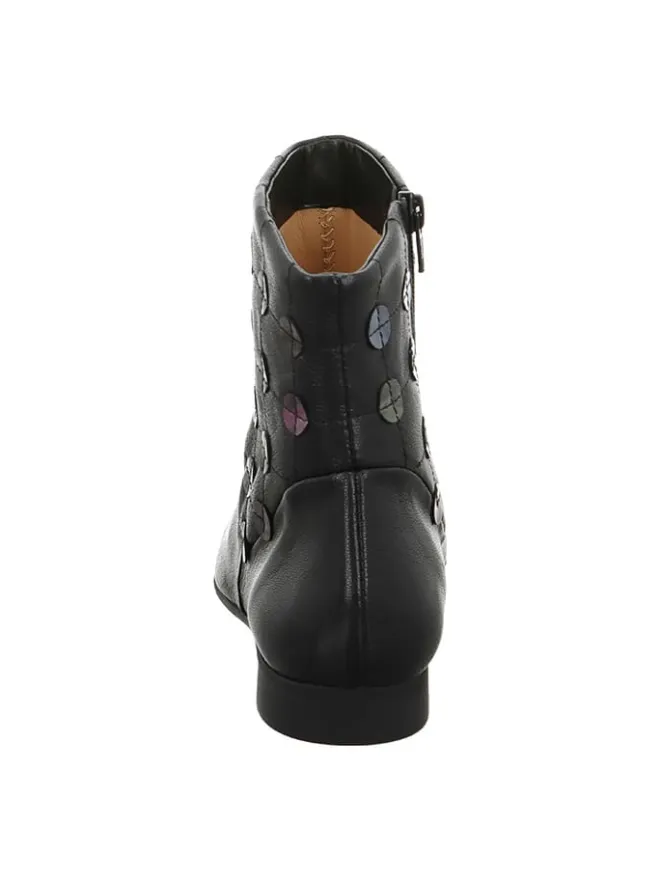 Leder-Boots in Schwarz>Think! Outlet