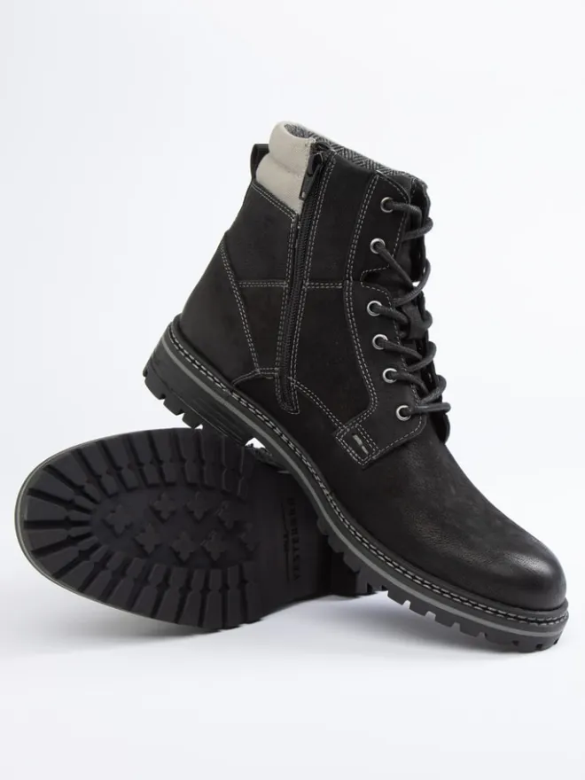 Leder-Boots in Schwarz>PAUL VESTERBRO Outlet