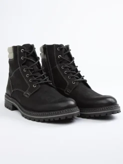 Leder-Boots in Schwarz>PAUL VESTERBRO Outlet