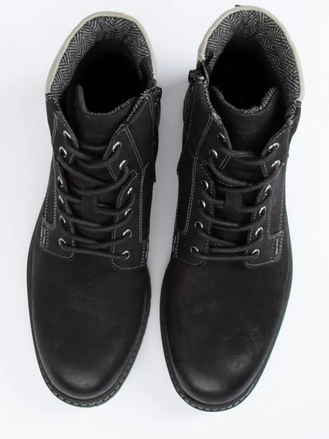 Leder-Boots in Schwarz>PAUL VESTERBRO Outlet