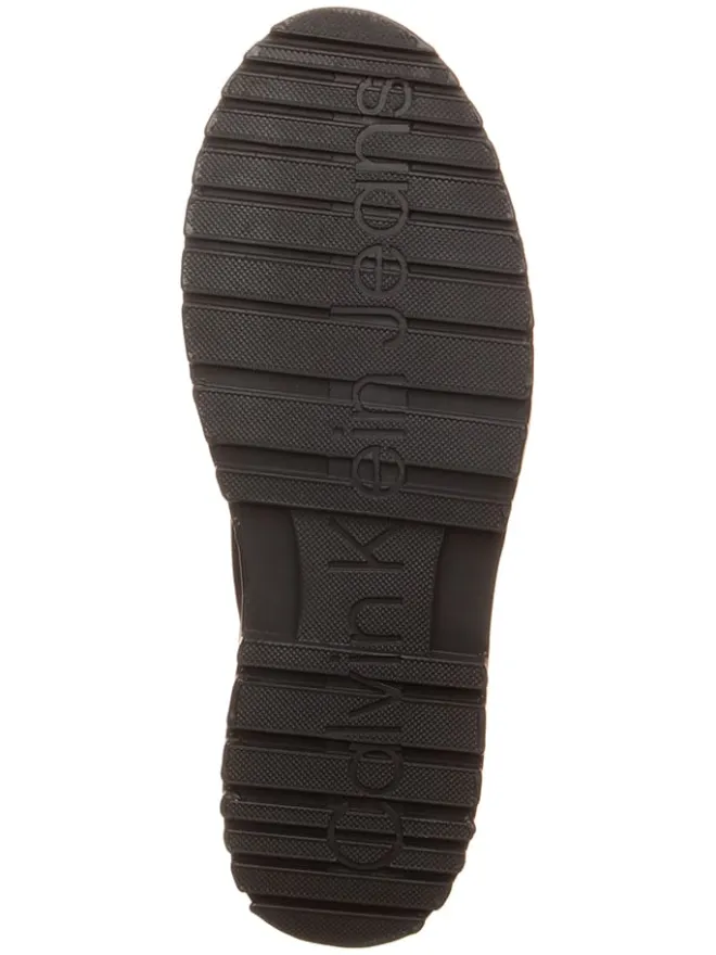 Leder-Boots in Schwarz>Calvin Klein