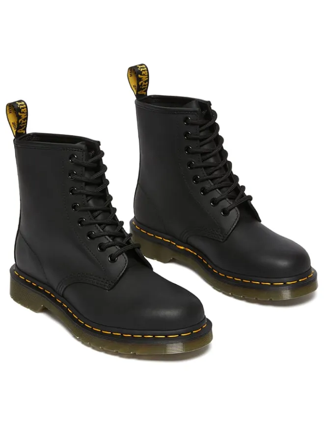 Leder-Boots in Schwarz>Dr. Martens Online