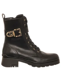 Leder-Boots in Schwarz>Liu Jo Discount