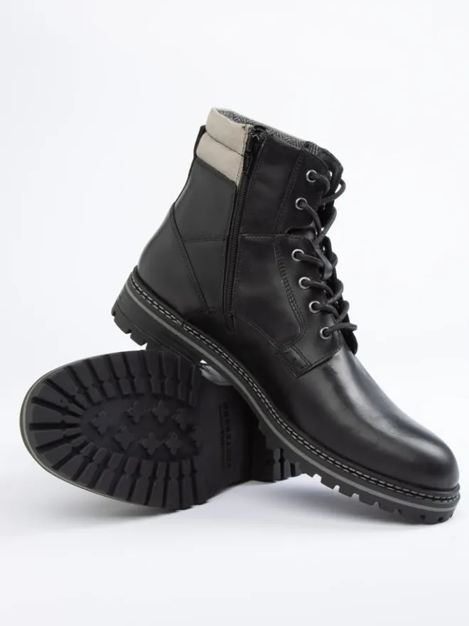 PAUL VESTERBRO Stiefel & Boots^Leder-Boots in Schwarz