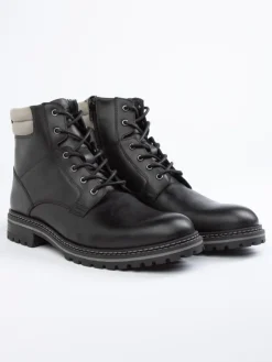 PAUL VESTERBRO Stiefel & Boots^Leder-Boots in Schwarz