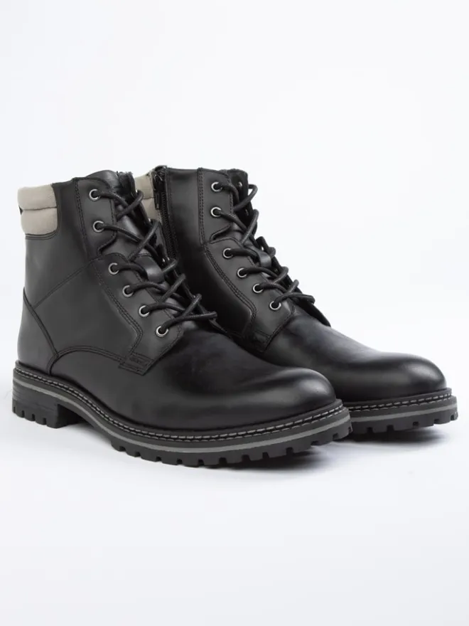 PAUL VESTERBRO Stiefel & Boots^Leder-Boots in Schwarz