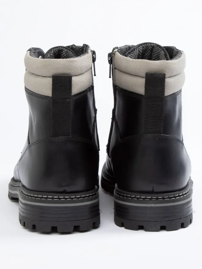 PAUL VESTERBRO Stiefel & Boots^Leder-Boots in Schwarz