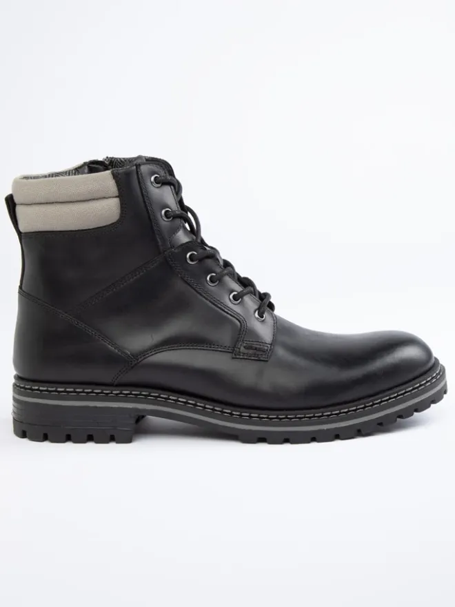 PAUL VESTERBRO Stiefel & Boots^Leder-Boots in Schwarz