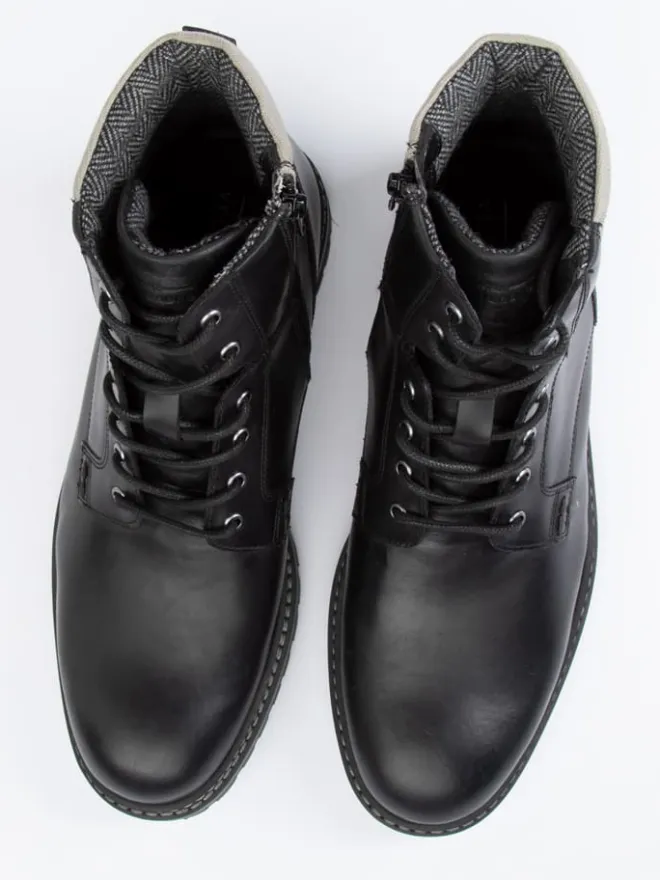 PAUL VESTERBRO Stiefel & Boots^Leder-Boots in Schwarz
