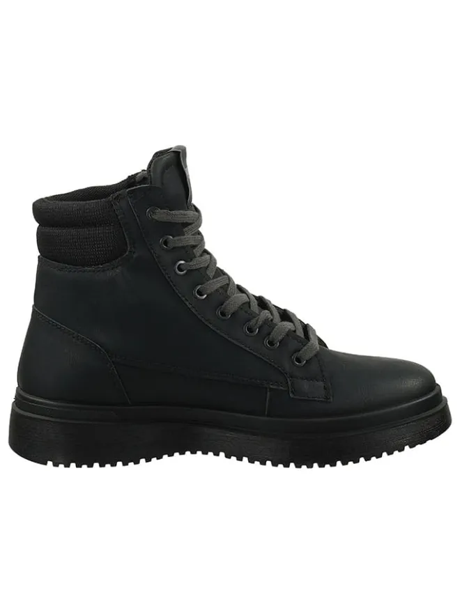 Leder-Boots in Schwarz>Igi&Co Outlet