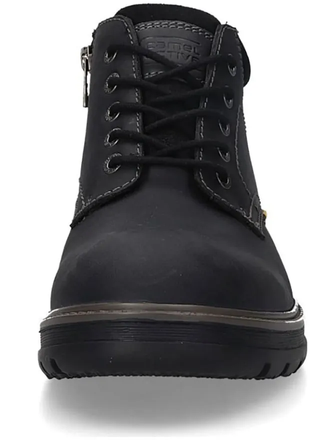 Camel Active Stiefel & Boots^Leder-Boots in Schwarz