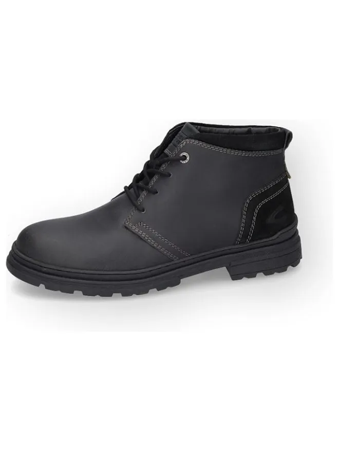 Camel Active Stiefel & Boots^Leder-Boots in Schwarz