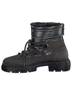 Leder-Boots in Schwarz/ Anthrazit>Paul Green New