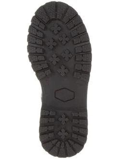 Leder-Boots in Silber><noscript><img width=