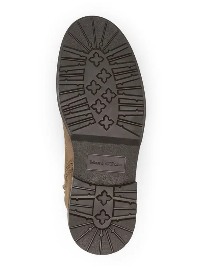 Leder-Boots in Taupe>Marc O'Polo Shoes