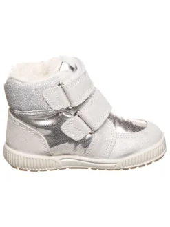 Primigi Stiefel & Boots|Stiefel & Boots·Boots^Leder-Boots in Weiß/ Silber