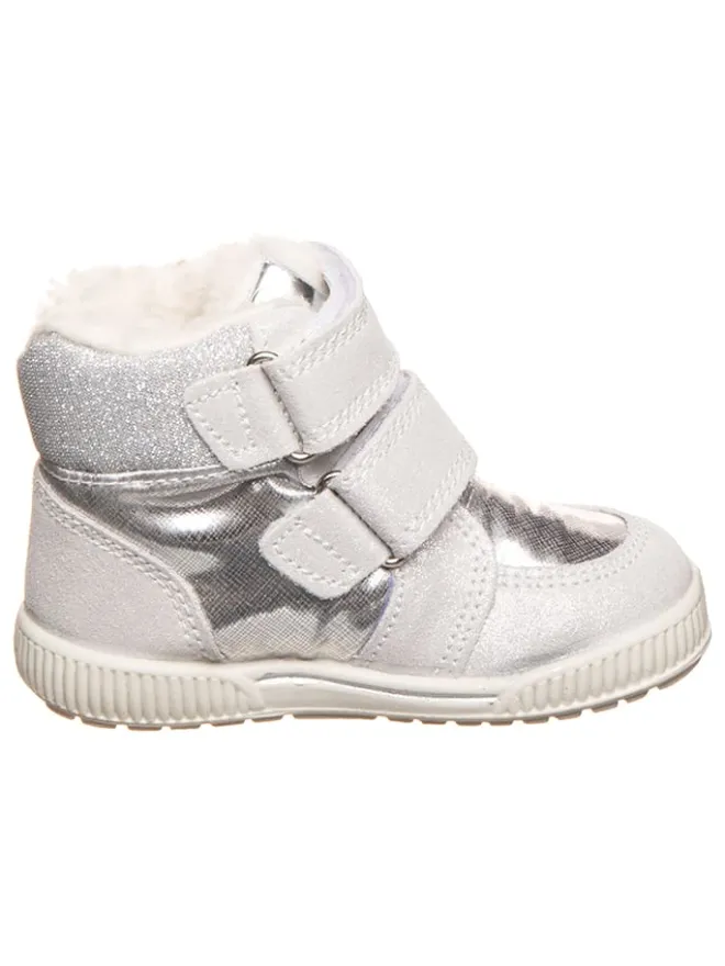 Primigi Stiefel & Boots|Stiefel & Boots·Boots^Leder-Boots in Weiß/ Silber