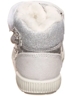 Primigi Stiefel & Boots|Stiefel & Boots·Boots^Leder-Boots in Weiß/ Silber