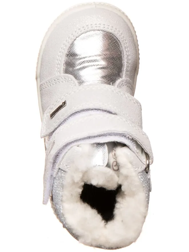 Primigi Stiefel & Boots|Stiefel & Boots·Boots^Leder-Boots in Weiß/ Silber