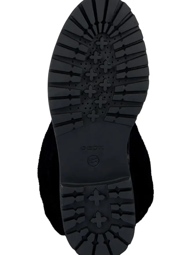 Geox Stiefel & Boots^Leder-Boots "Iridea" in Schwarz