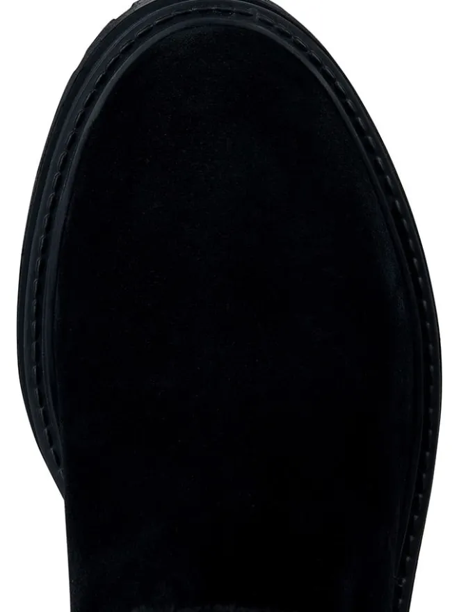 Geox Stiefel & Boots^Leder-Boots "Iridea" in Schwarz