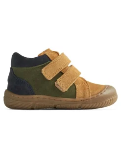 Wheat Stiefel & Boots^Leder-Boots "Ivalo" in Khaki/ Dunkelblau/ Hellbraun