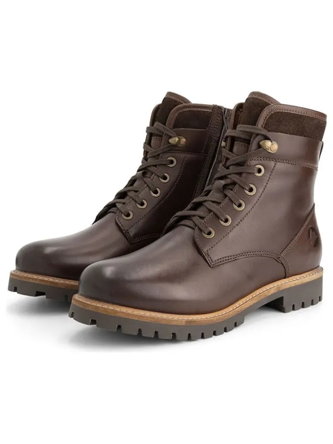 TRAVELIN' Stiefel & Boots^Leder-Boots "Karhamn" in Braun