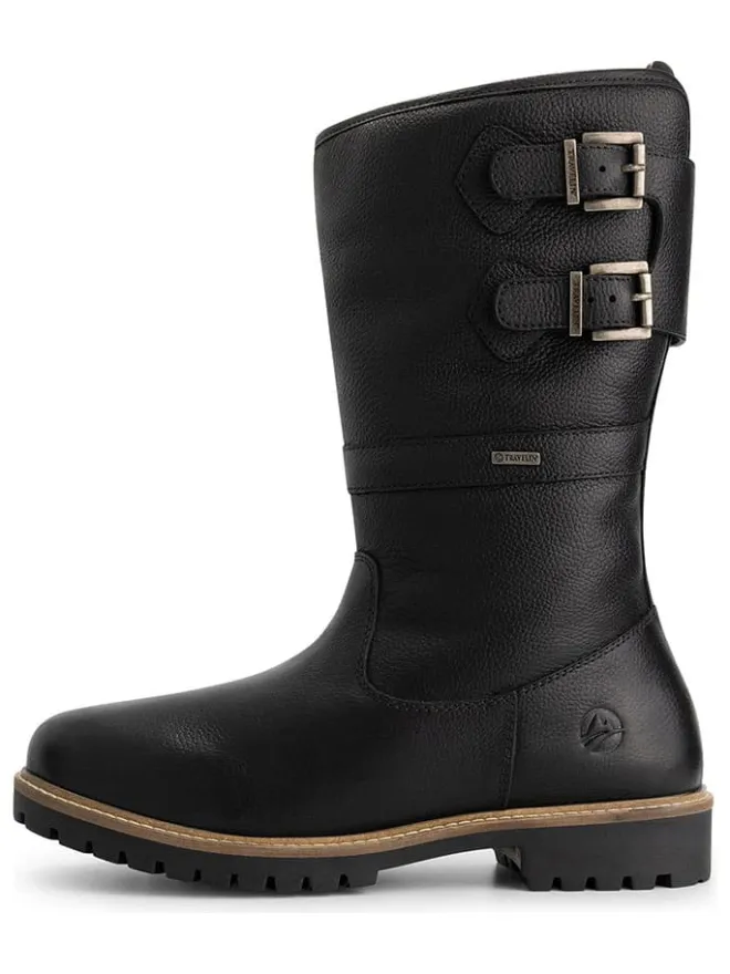 TRAVELIN' Stiefel & Boots^Leder-Boots "Klondike" in Schwarz