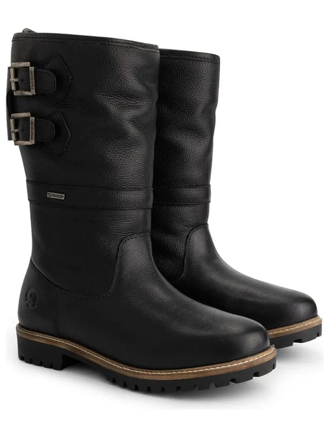 TRAVELIN' Stiefel & Boots^Leder-Boots "Klondike" in Schwarz