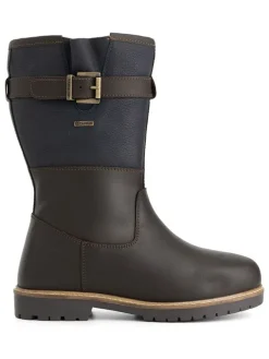 TRAVELIN' Stiefel & Boots^Leder-Boots "Landvik" in Dunkelblau/ Braun