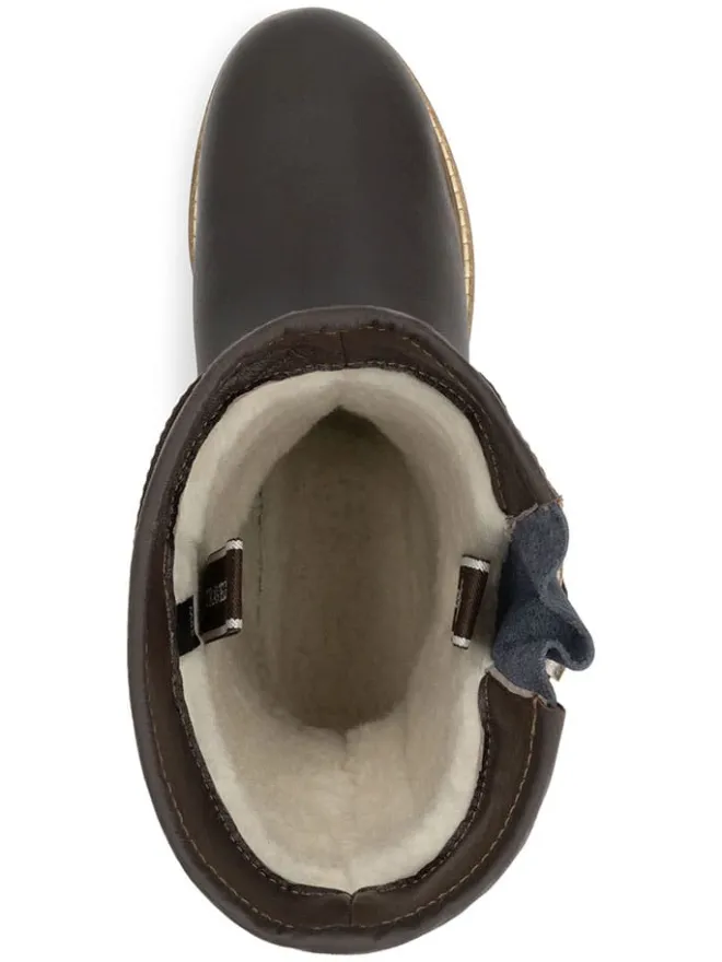 TRAVELIN' Stiefel & Boots^Leder-Boots "Landvik" in Dunkelblau/ Braun