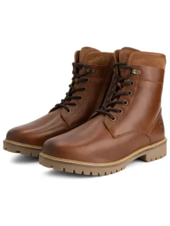 TRAVELIN' Stiefel & Boots^Leder-Boots "Langdets" in Hellbraun