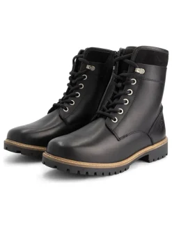 Leder-Boots "Langdets" in Schwarz>TRAVELIN' Discount
