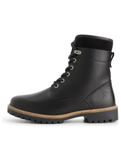 Leder-Boots "Langdets" in Schwarz>TRAVELIN' Discount