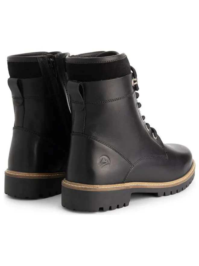 Leder-Boots "Langdets" in Schwarz>TRAVELIN' Discount