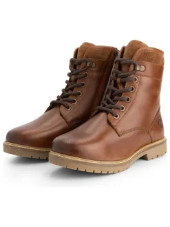 Leder-Boots "Larvik" in Hellbraun>TRAVELIN' Online