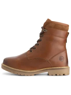 Leder-Boots "Larvik" in Hellbraun>TRAVELIN' Online