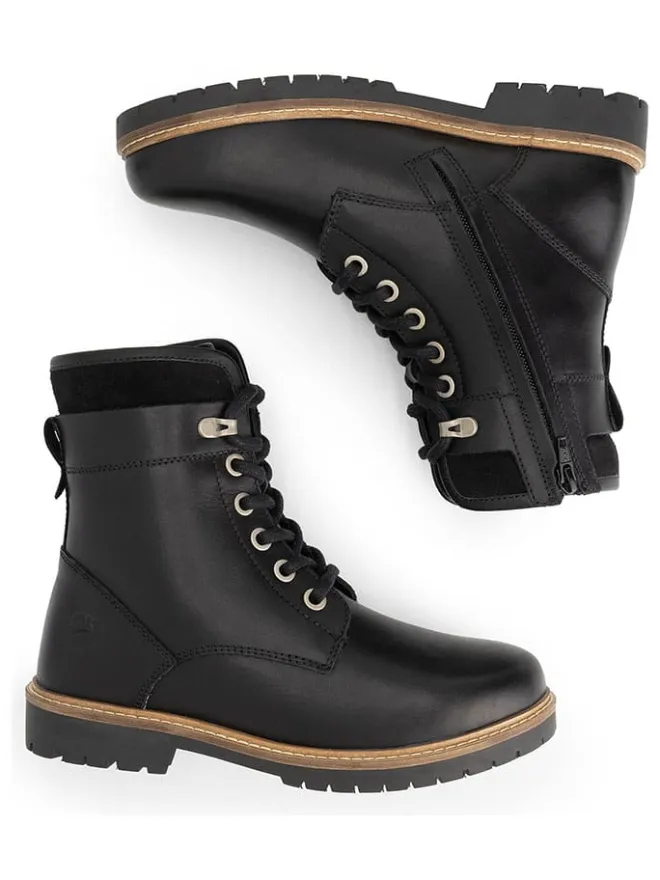 TRAVELIN' Stiefel & Boots^Leder-Boots "Larvik" in Schwarz