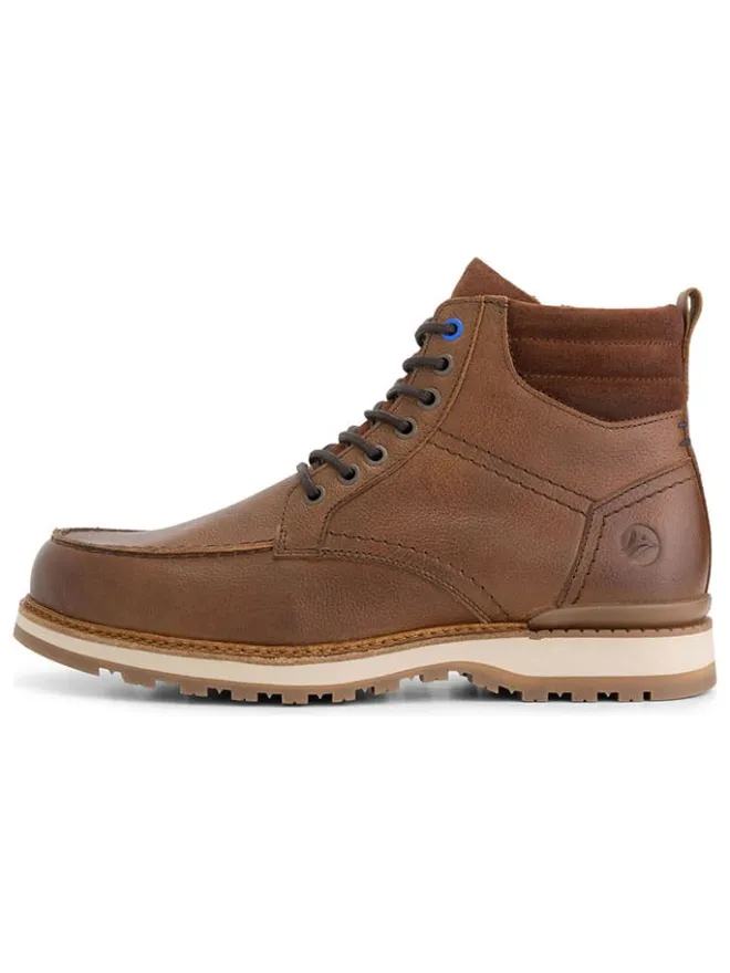 Leder-Boots "Levring" in Hellbraun>TRAVELIN' Discount