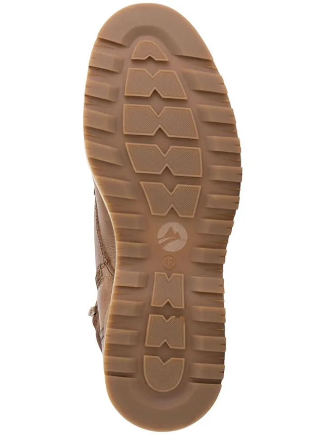 Leder-Boots "Levring" in Hellbraun>TRAVELIN' Discount