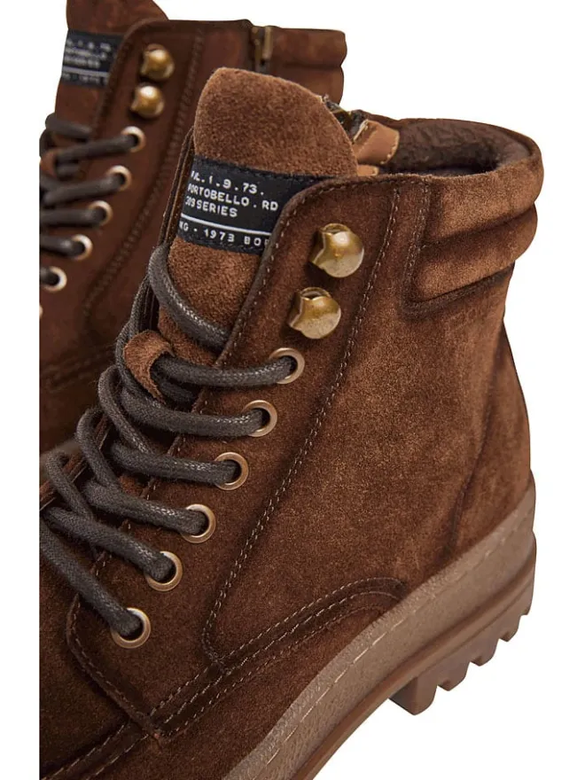 Leder-Boots "Lincoln Nature" in Braun>Pepe Jeans FOOTWEAR Discount