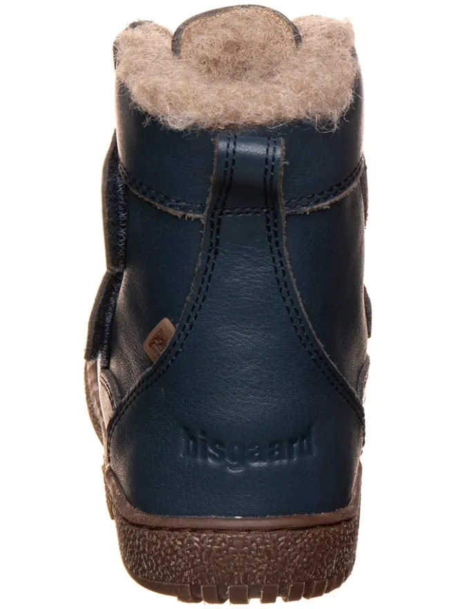 Leder-Boots "Magnus" in Dunkelblau>bisgaard Clearance