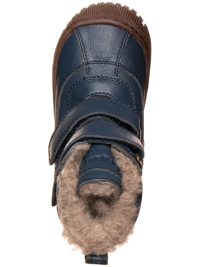 Leder-Boots "Magnus" in Dunkelblau>bisgaard Clearance